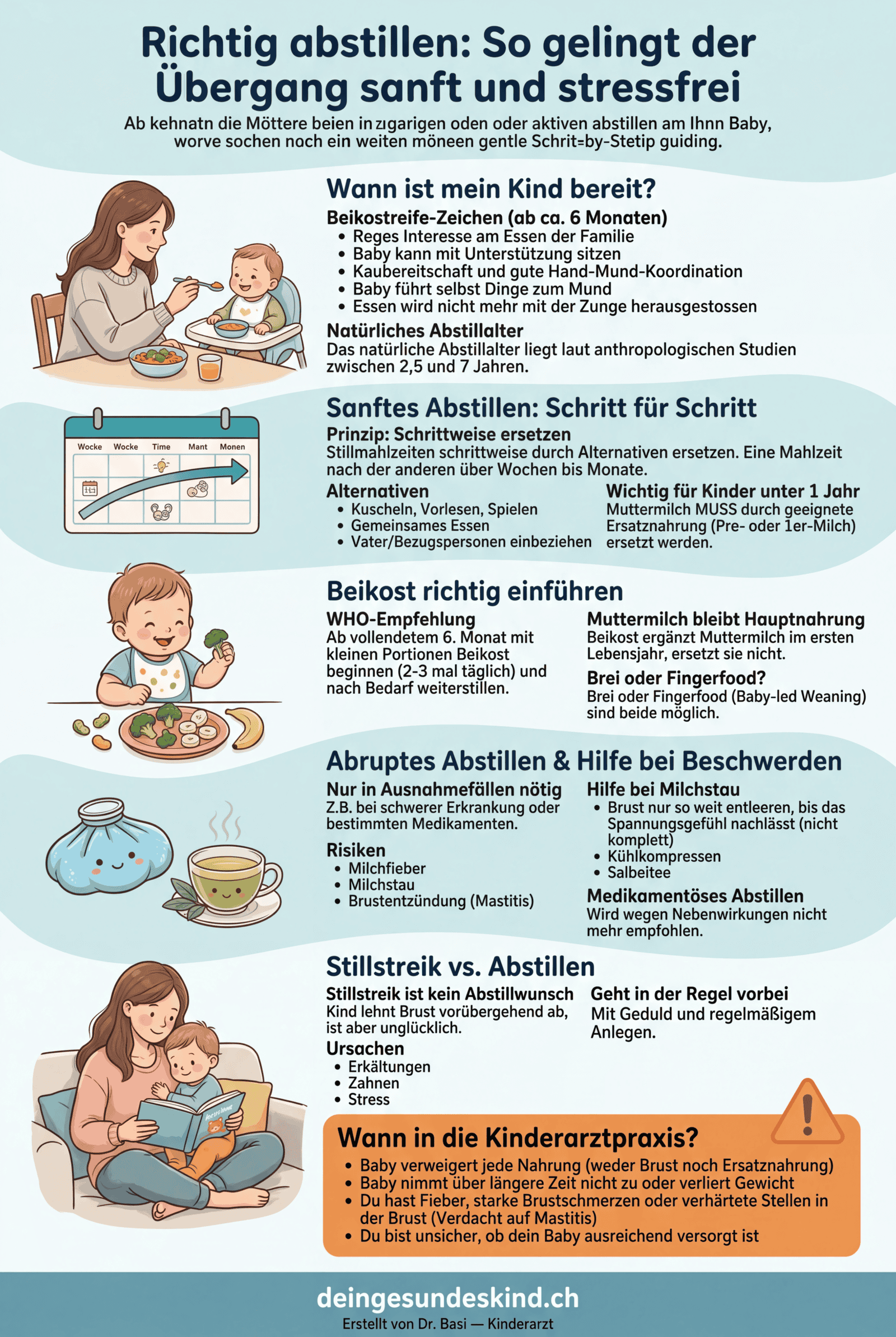 Richtig abstillen – Was Eltern wissen müssen