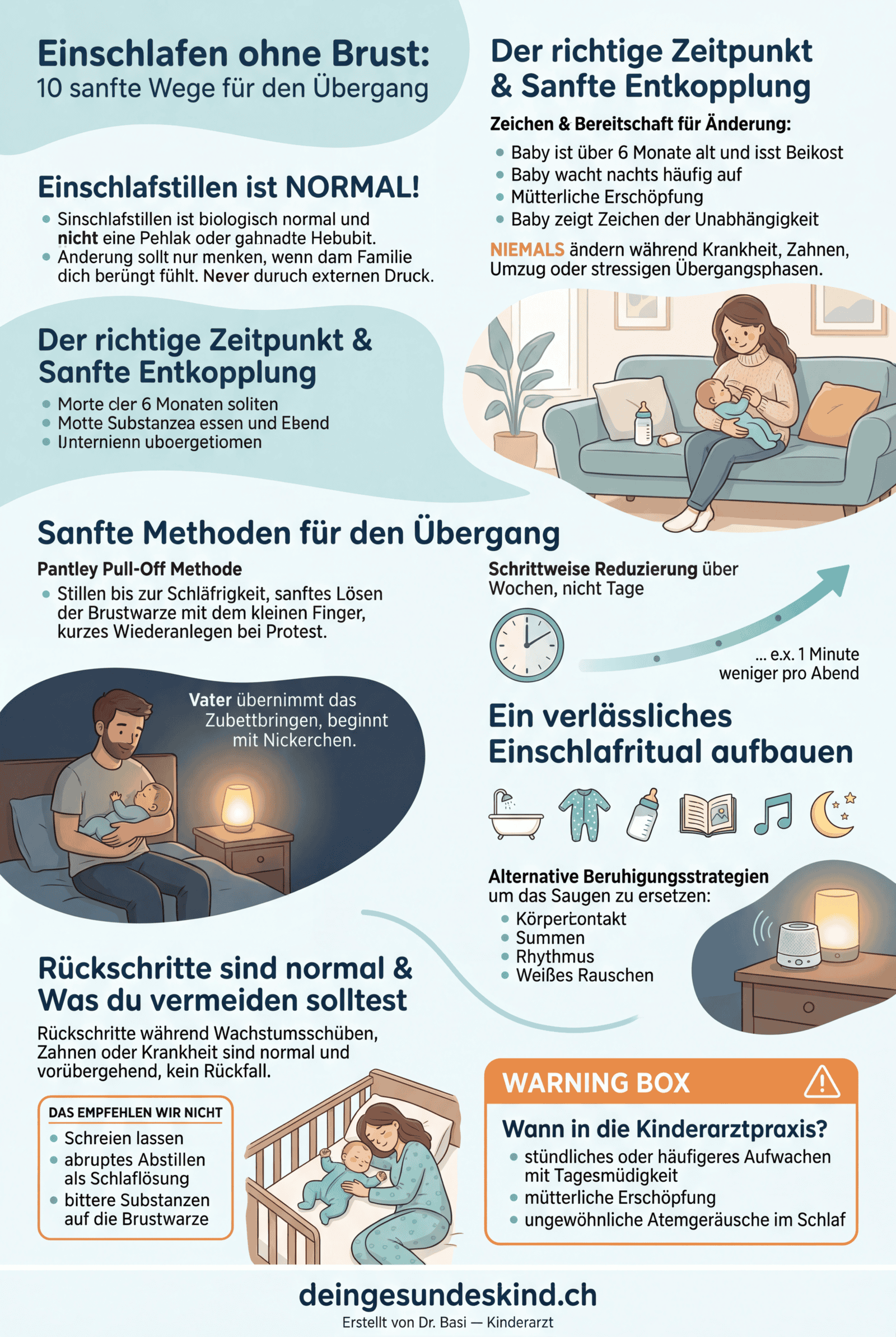 Einschlafen ohne Brust – Was Eltern wissen müssen