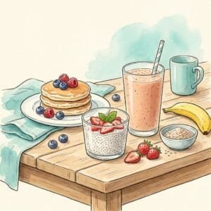 Illustration: 7 Rezepte mit Flohsamenschalen für Kinder