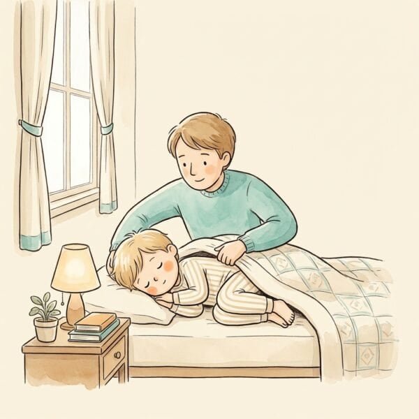 Illustration: Schlaf bei Kindern – wie viel Schlaf in welchem Alter