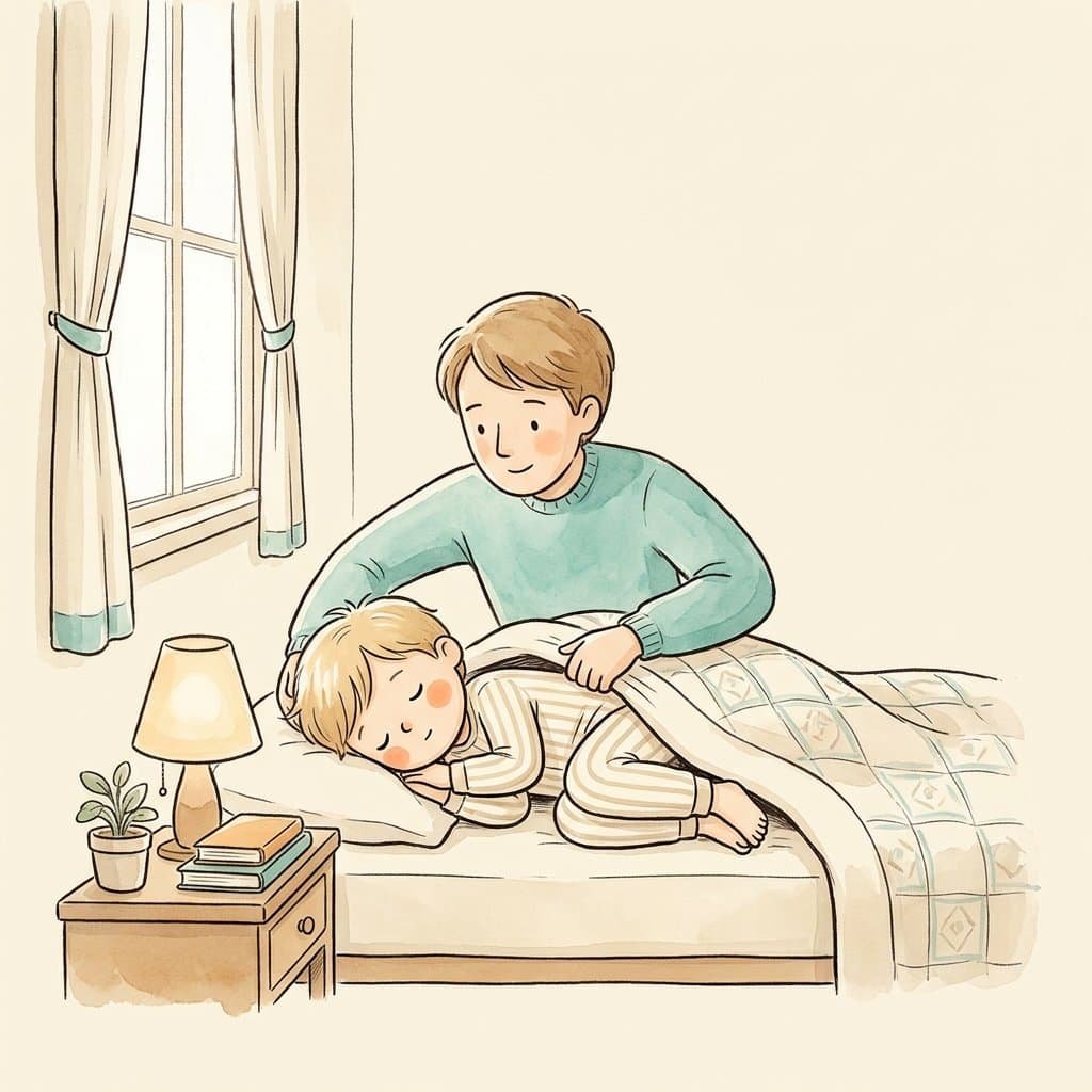 Illustration: Schlaf bei Kindern – wie viel Schlaf in welchem Alter