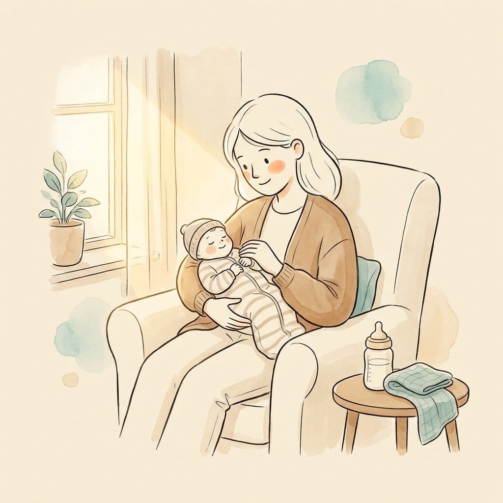 Illustration: Stillen und Ernährung – Übersicht
